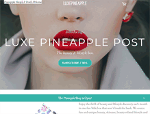 Tablet Screenshot of luxepineapple.com